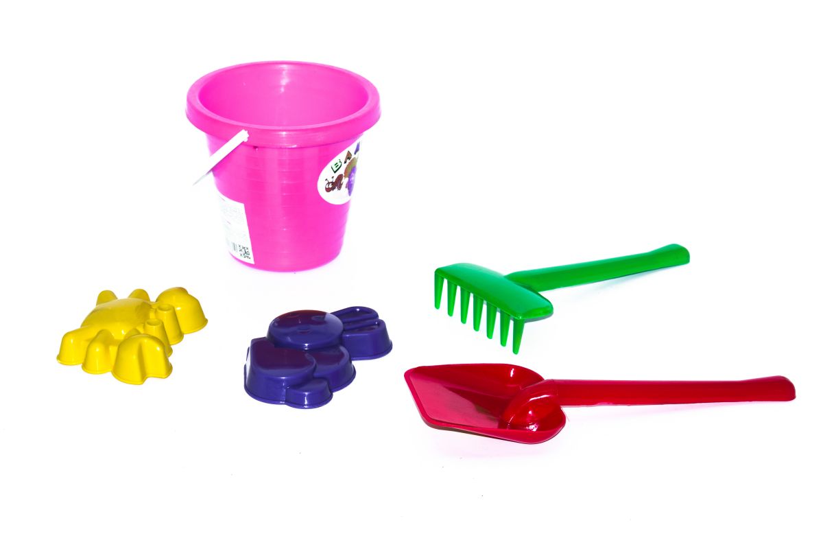 Пісочний набір "Бамсік малий" (рожевий)  фото 1