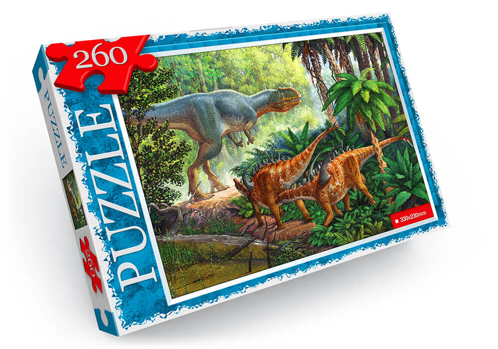Пазли "Динозаври", 260 ел