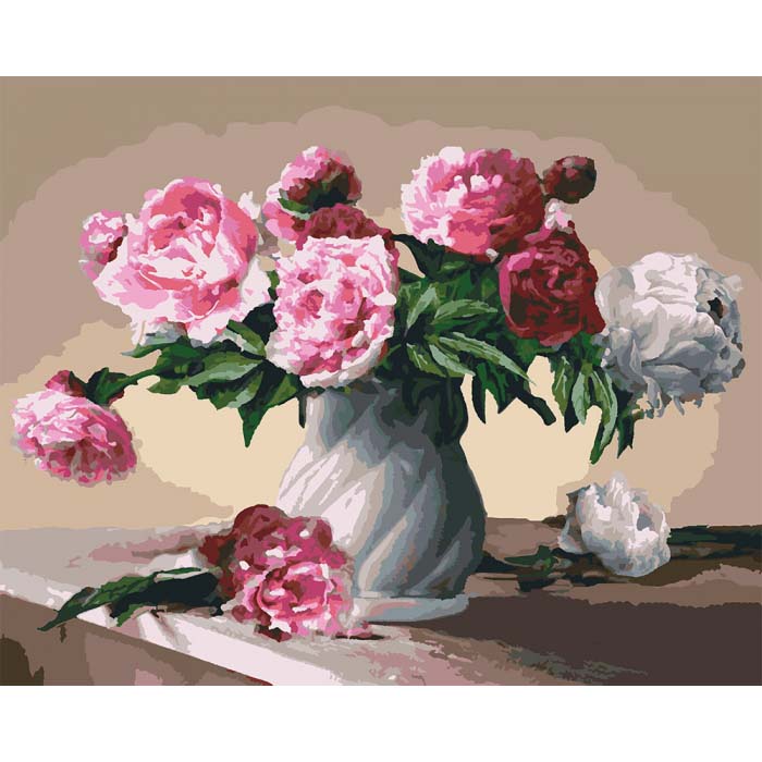 Картина за номерами "Квіти любові"