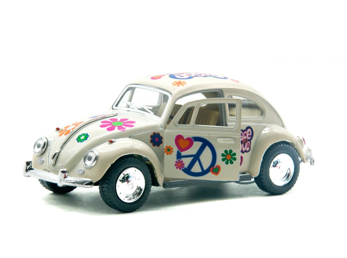 Машинка KINSMART "Volkswagen Beetle" (біла)