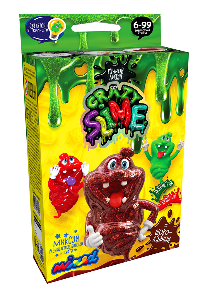 Набір для дослідів "Crazy Slime - Лизун своїми руками" (шоколадний) Набір для дослідів "Crazy Slime - Лизун своїми руками" (шоколадний)