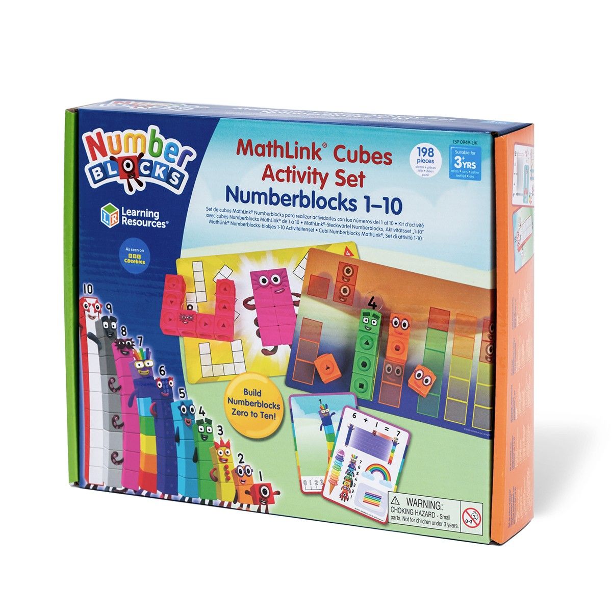 Обучающий игровой набор LEARNING RESOURCES серии Numberblocks – Учимся  считать  Mathlink® Cubes