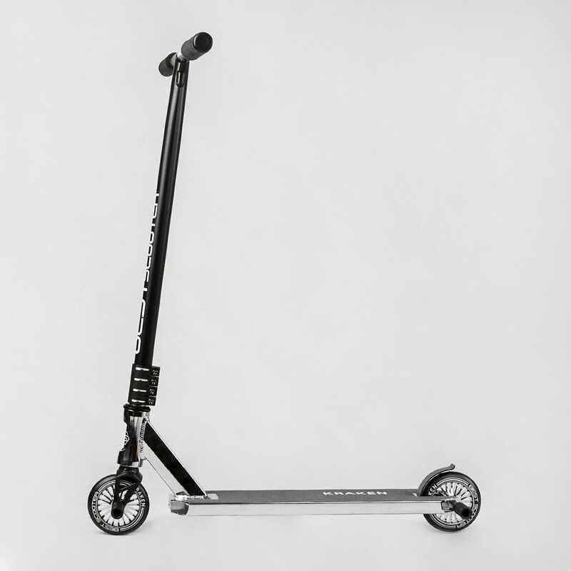 Самокат трюковий "Best Scooter. Kraken" (HIC-система, ПЕГИ, алюмінієвий диск та дека, АНОДОВАНИЙ, колеса PU 110 мм, ширина керма 58 см) фото 11 Самокат трюковий "Best Scooter. Kraken" (HIC-система, ПЕГИ, алюмінієвий диск та дека, АНОДОВАНИЙ, колеса PU 110 мм, ширина керма 58 см) фото 11