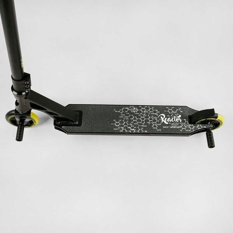 Самокат трюковий "Best Scooter. Reactor" (HIC-система, ПЕГИ, алюмінієвий диск та дека, колеса PU, d=110 мм, ширина керма 55 см) фото 11 Самокат трюковий "Best Scooter. Reactor" (HIC-система, ПЕГИ, алюмінієвий диск та дека, колеса PU, d=110 мм, ширина керма 55 см) фото 11