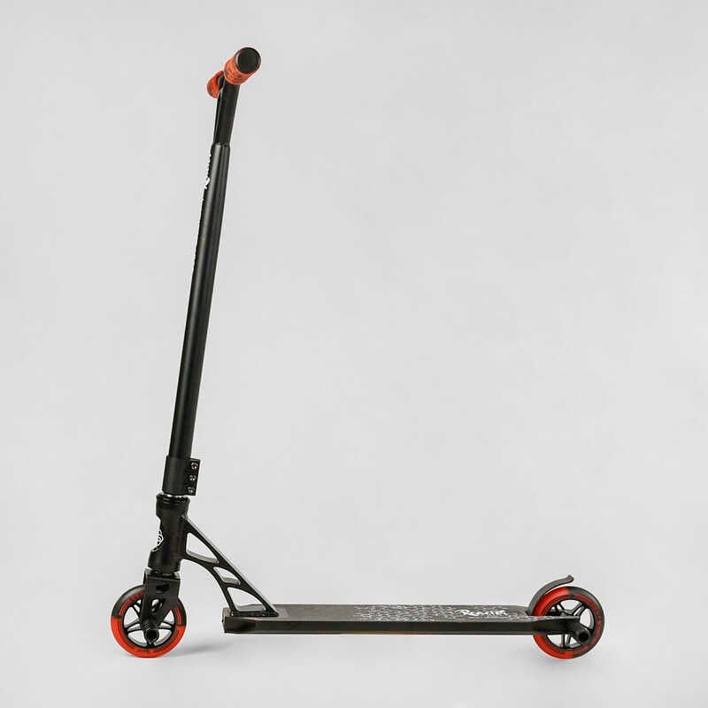 Самокат трюковий "Best Scooter Reactor" (HIC-система, ПЕГИ, алюмінієвий диск та дека, колеса PU, d=110 мм, ширина керма 55 см) фото 11 Самокат трюковий "Best Scooter Reactor" (HIC-система, ПЕГИ, алюмінієвий диск та дека, колеса PU, d=110 мм, ширина керма 55 см) фото 11