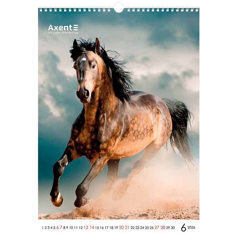 Календар настінний А3 2026 р. , Horses фото 11 Календар настінний А3 2026 р. , Horses фото 11