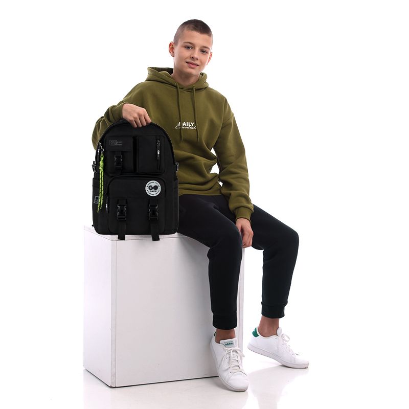 Рюкзак GoPack Education Teens 2500L чорний  фото 11