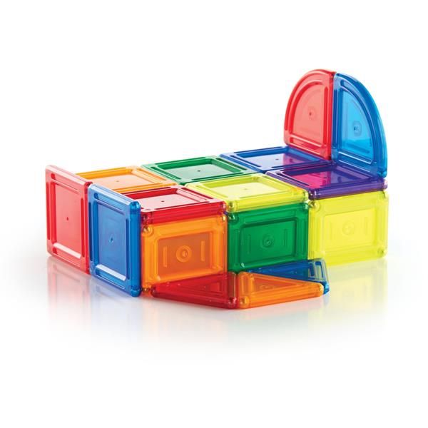 Магнітний конструктор Guidecraft PowerClix Solids, 24 деталі  фото 11