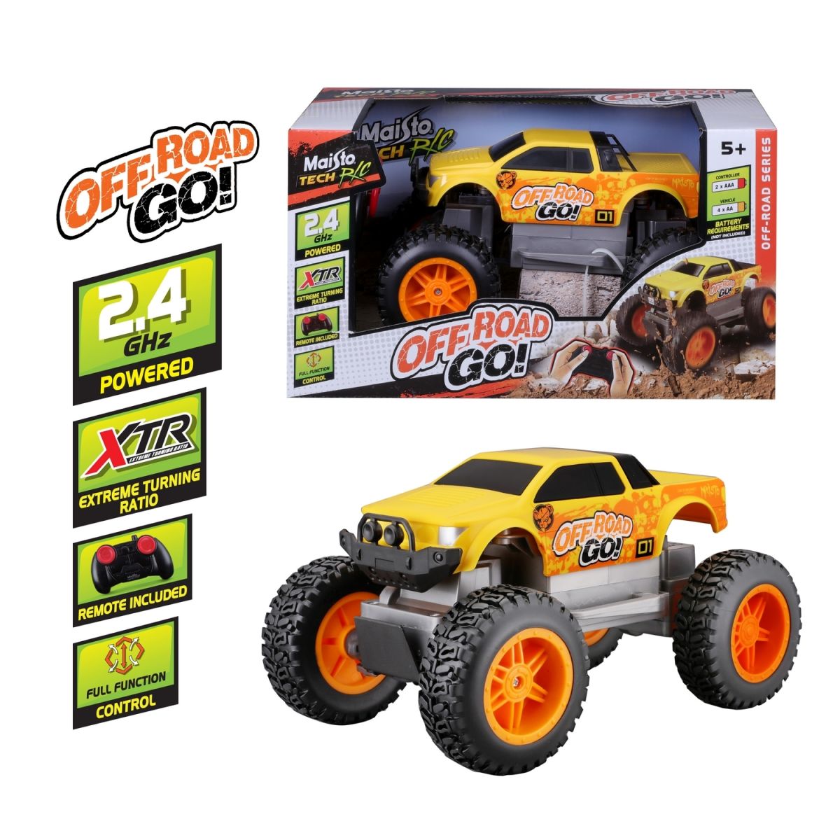 Автомодель на р/к Off Road Go, жовтий  фото 11