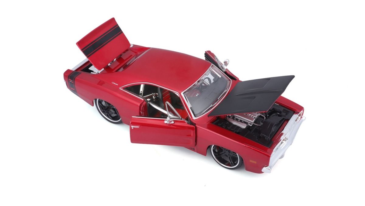 Автомодель в масштабі 1:24 - 1969 Dodge Charger R/T  фото 11