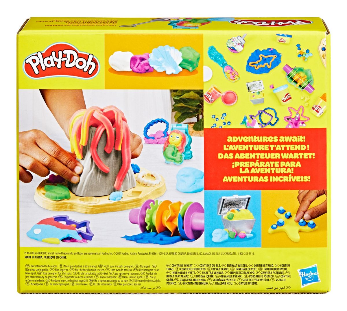 Play-Doh Набор для творчества с массой для лепки Вулканическое приключение с сокровищами  фото 11