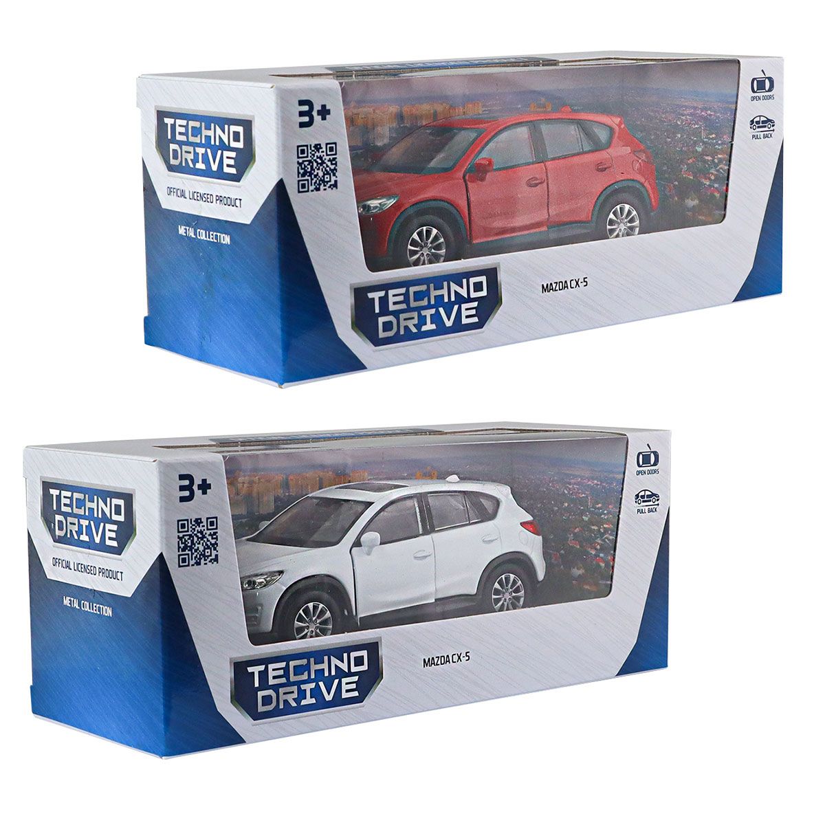 Автомодель - Mazda CX-5 (красный, белый)  фото 11