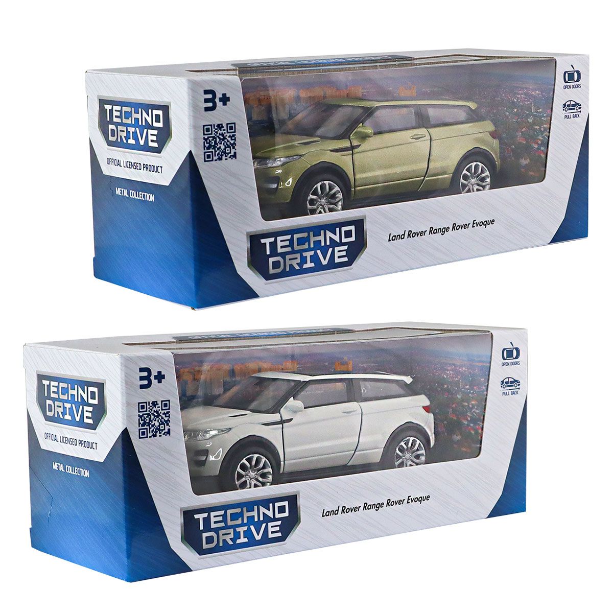 Автомодель - Land Rover Range Rover Evoque (белый, зеленый)  фото 11