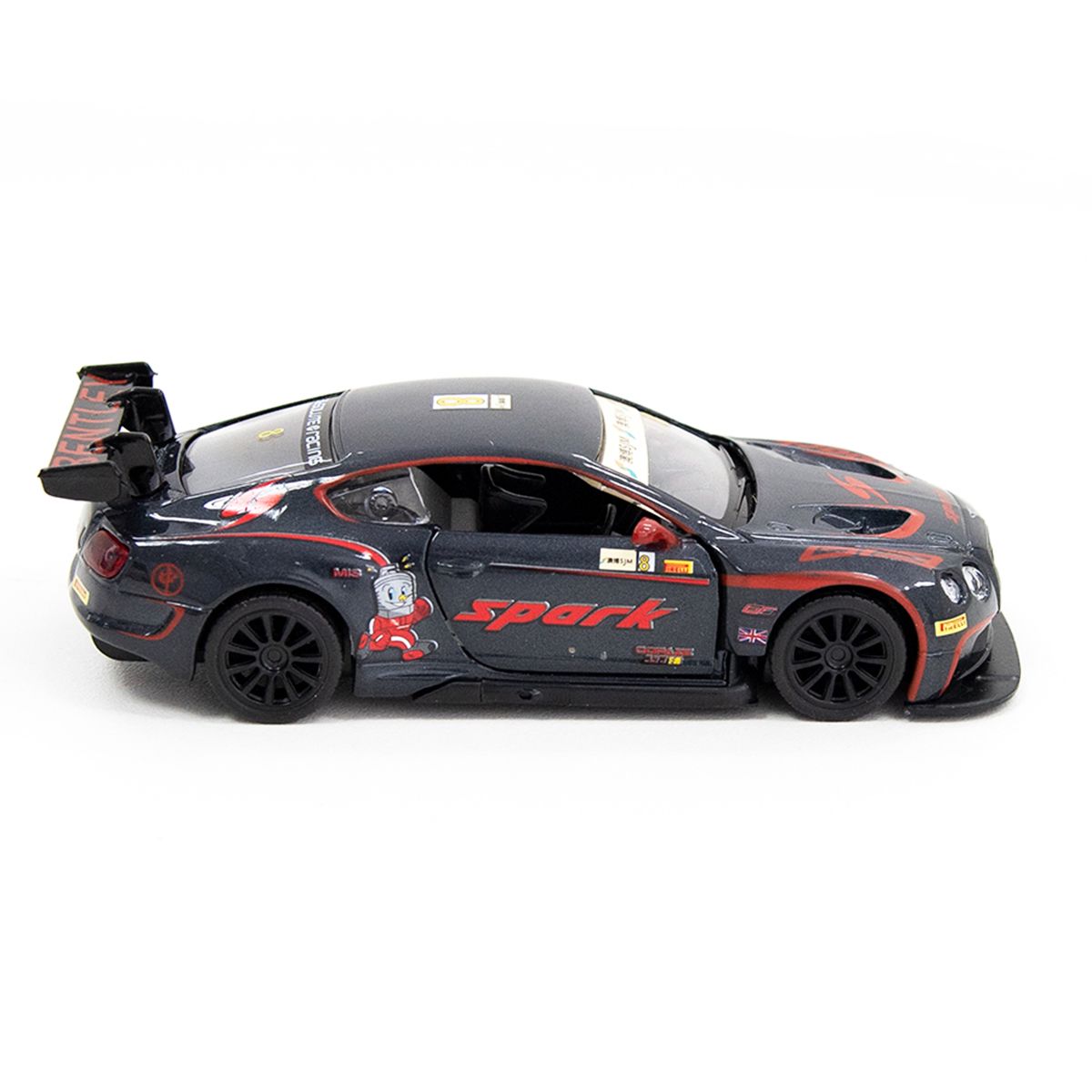 Автомодель - BENTLEY CONTINENTAL GT3 (чорний)  фото 11