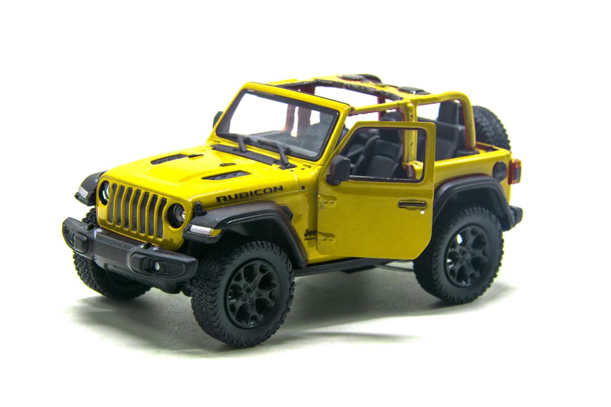 Машинка KINSMART "Jeep Wrangler" (жёлтый)