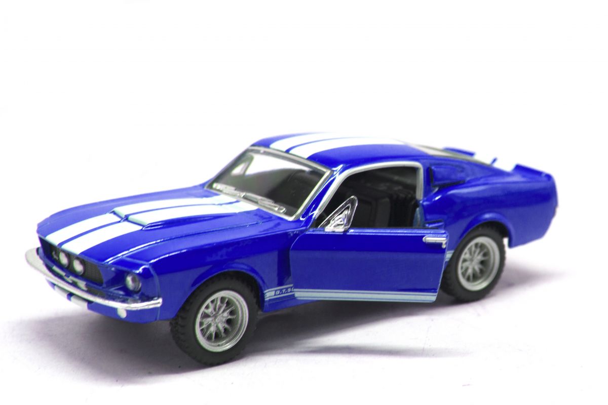 Машинка KINSMART "Shelby GT500" (синя)  фото 1