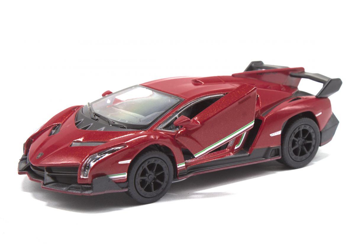 Машинка KINSMART "Lamborghini Veneno" (бордова)