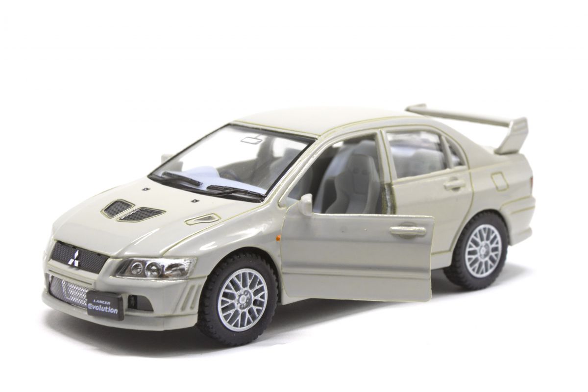Машинка KINSMART "Mitsubishi Lancer Evolution" (сріблястий) фото 1 Машинка KINSMART "Mitsubishi Lancer Evolution" (сріблястий) фото 1
