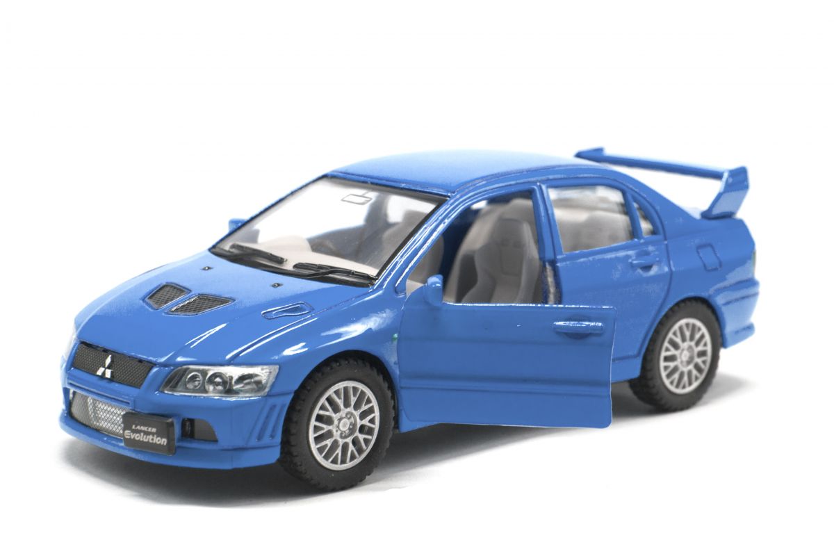 Машинка KINSMART "Mitsubishi Lancer Evolution" (синя) фото 1 Машинка KINSMART "Mitsubishi Lancer Evolution" (синя) фото 1