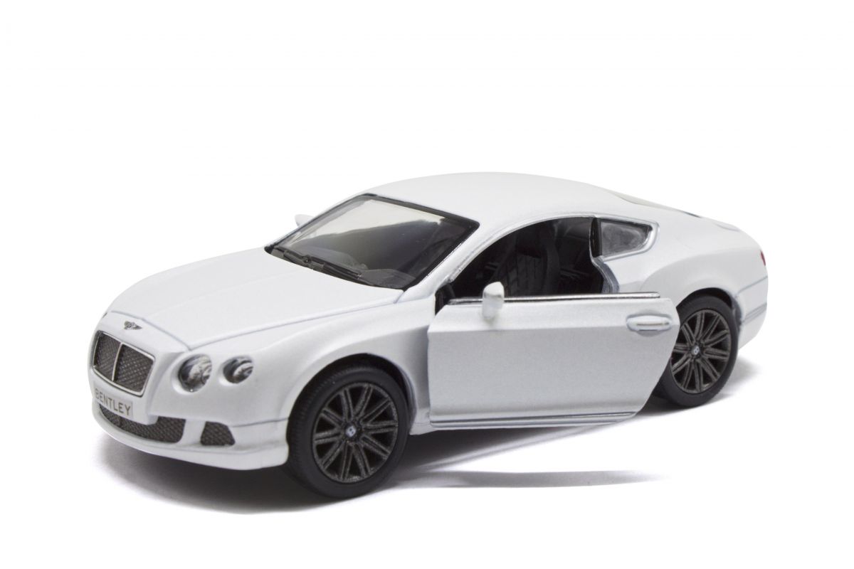 Машинка KINSMART "Bentley Continental GT " (белая)