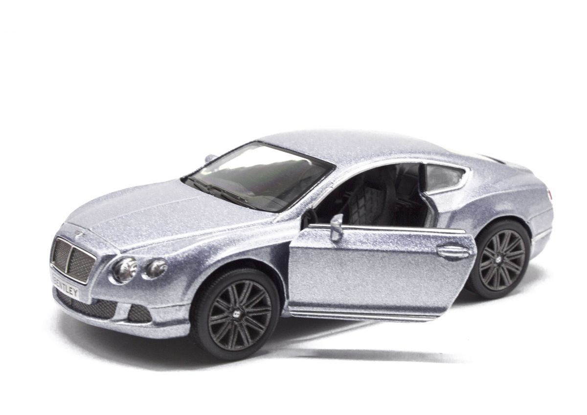 Машинка KINSMART "Bentley Continental GT" (срібляста)