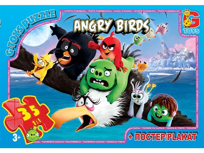 Пазли "Angry Birds: політ", 35 ел