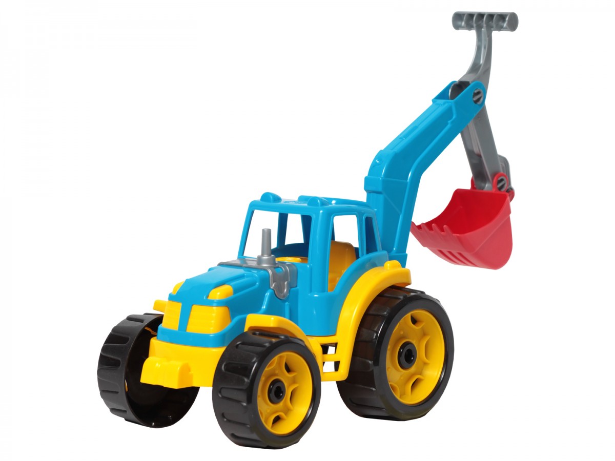 Трактор з ковшом ТехноК (синій)