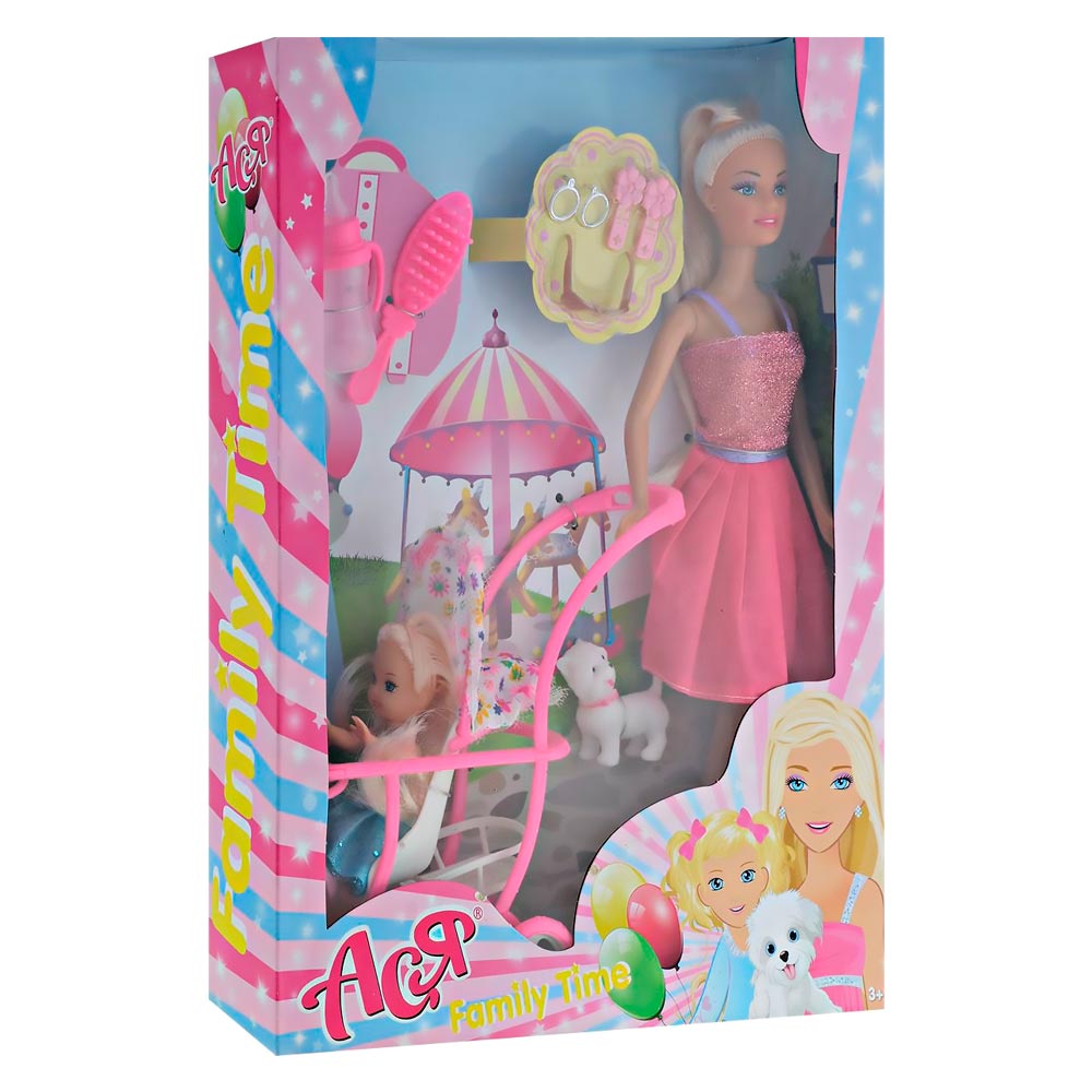 Кукла Барби прогулка с щенком купить в Украине недорого