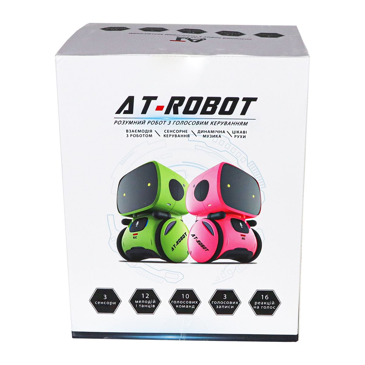 Інтеракт.  робот з голосовим керуванням - AT-Rоbot (рожев. , укр. )  фото 12
