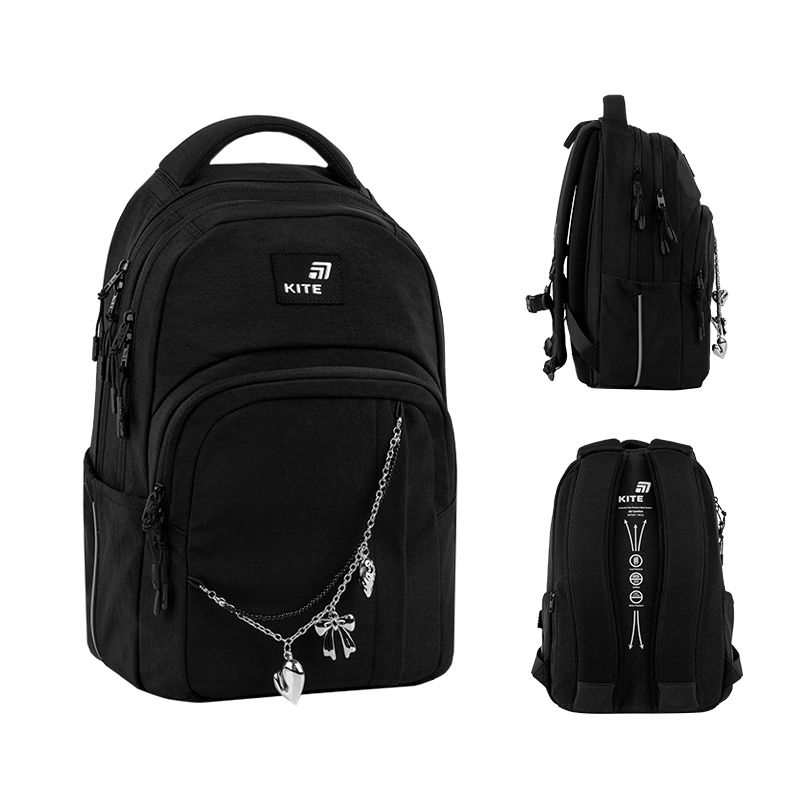 Рюкзак Kite Education teens 2578M Black&Charm  фото 12