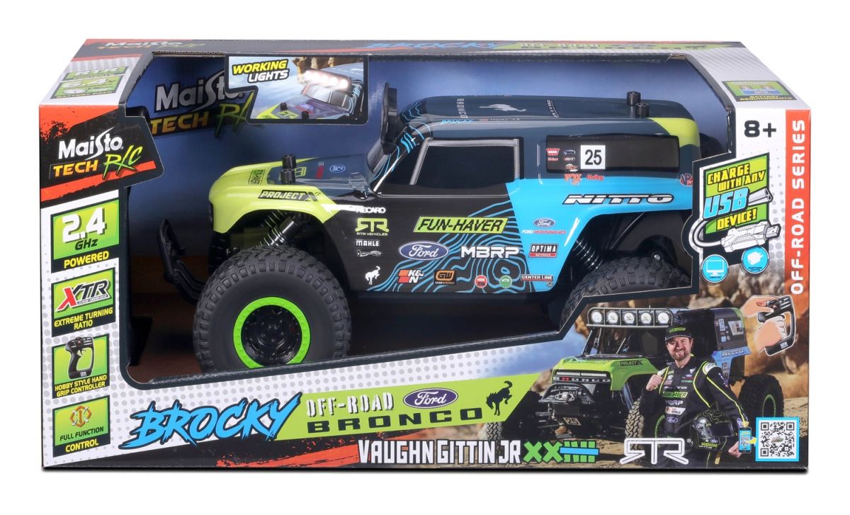 Машинка на радиоуправлении Brocky Off-Road Ford Bronco  фото 12