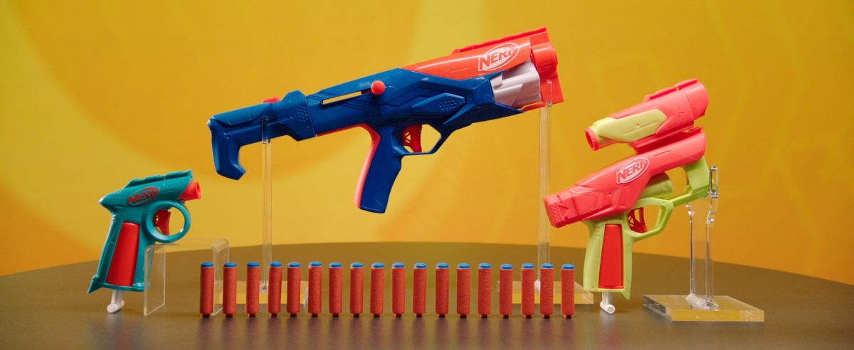 Набір з 3-х іграшкових бластерів та 18 стріл, серії Nerf N Series  фото 12