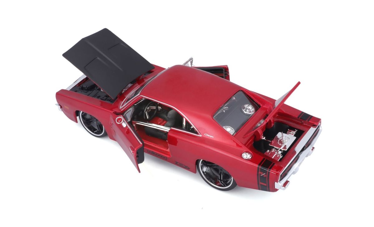 Автомодель в масштабі 1:24 - 1969 Dodge Charger R/T  фото 12