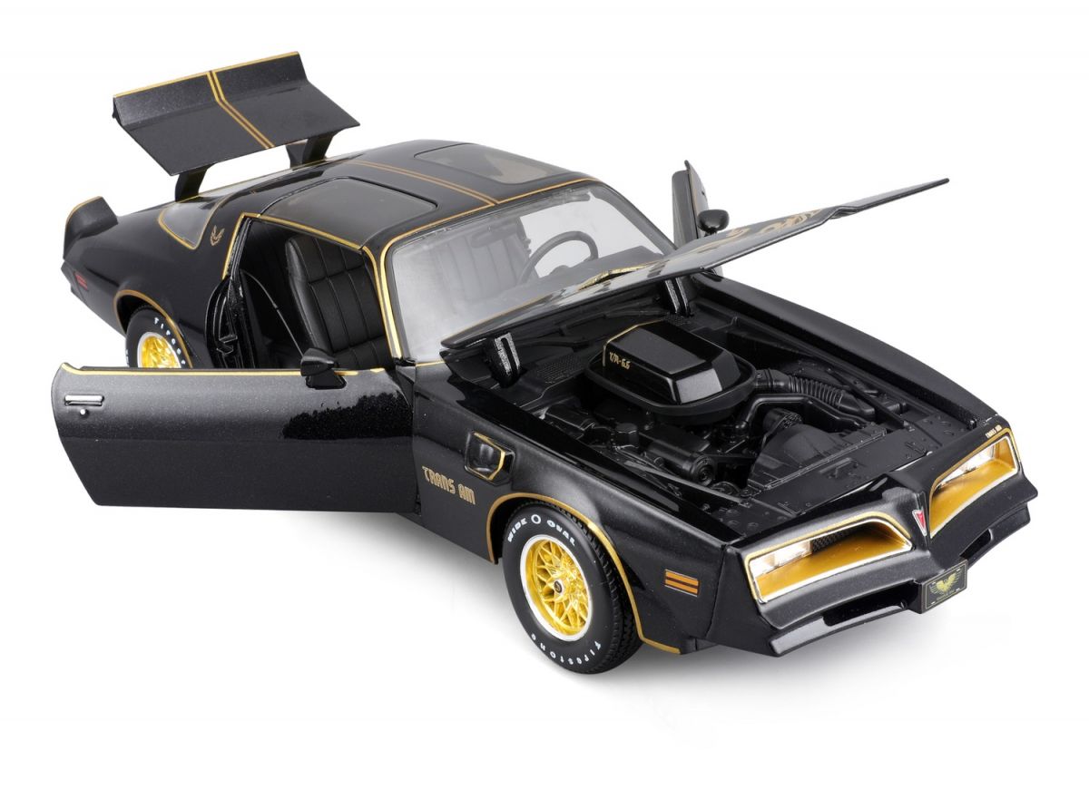Машинка іграшкова 1978 Pontiac Firebird Trans Am, масштаб 1:18 чорна  фото 12