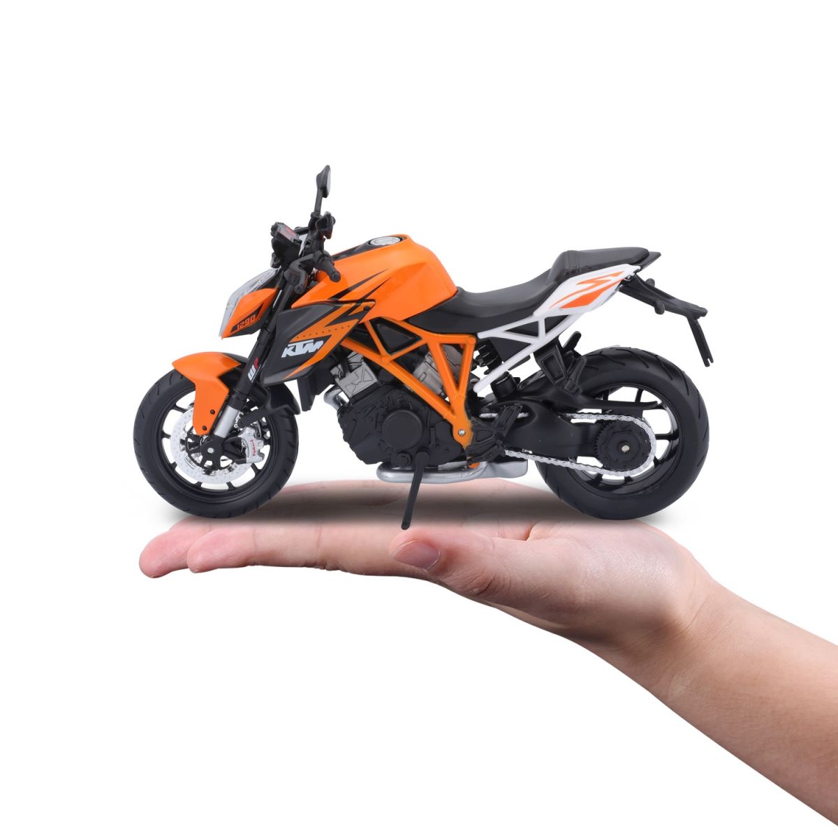 Мотоцикл іграшковий KTM Super Duke R 1290 в масштабі 1:12  фото 12