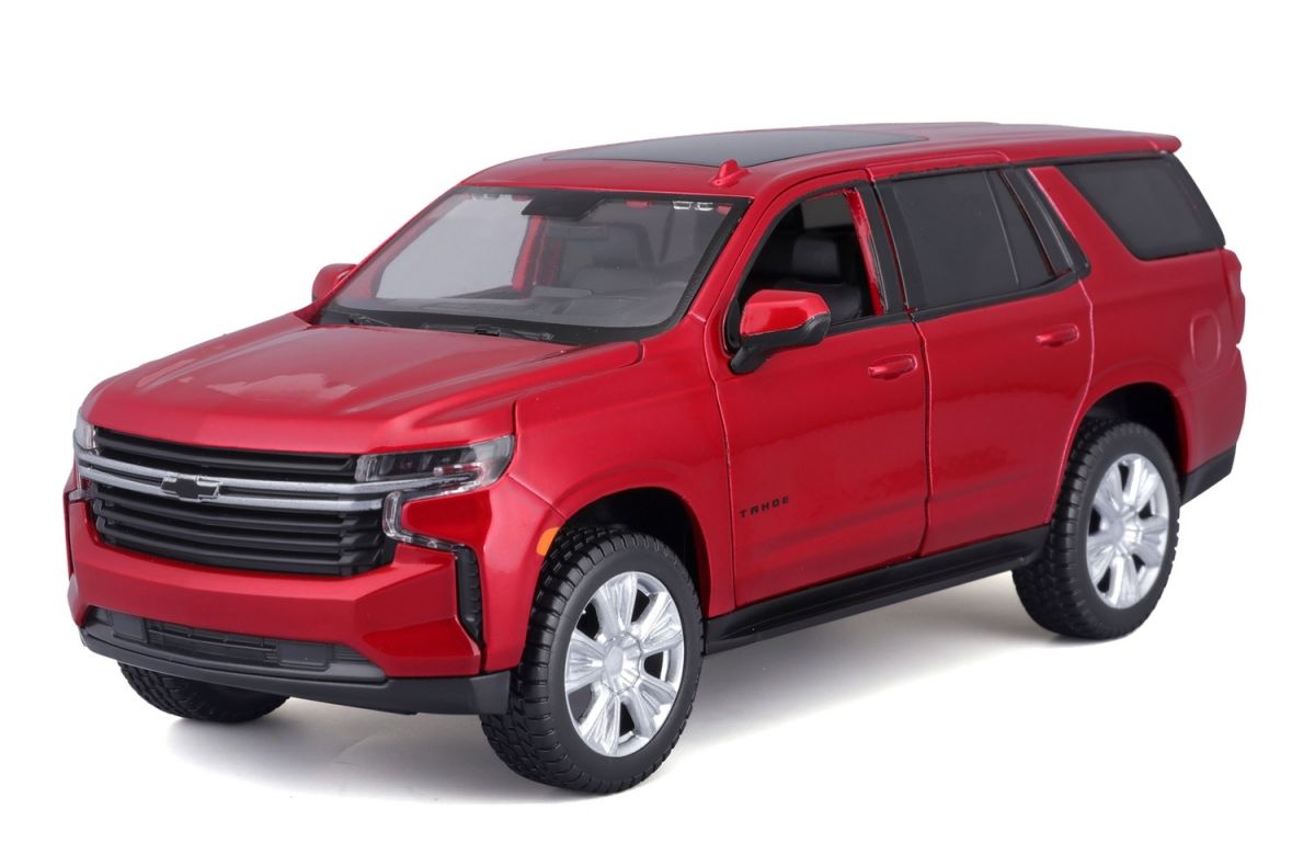 Автомодель в масштабе 1:24 - 2021 Chevy Tahoe красный  фото 12
