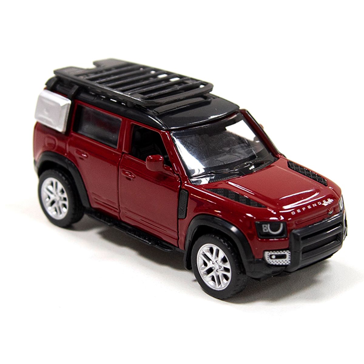 Автомодель - LAND ROVER DEFENDER 110 (червоний)  фото 12