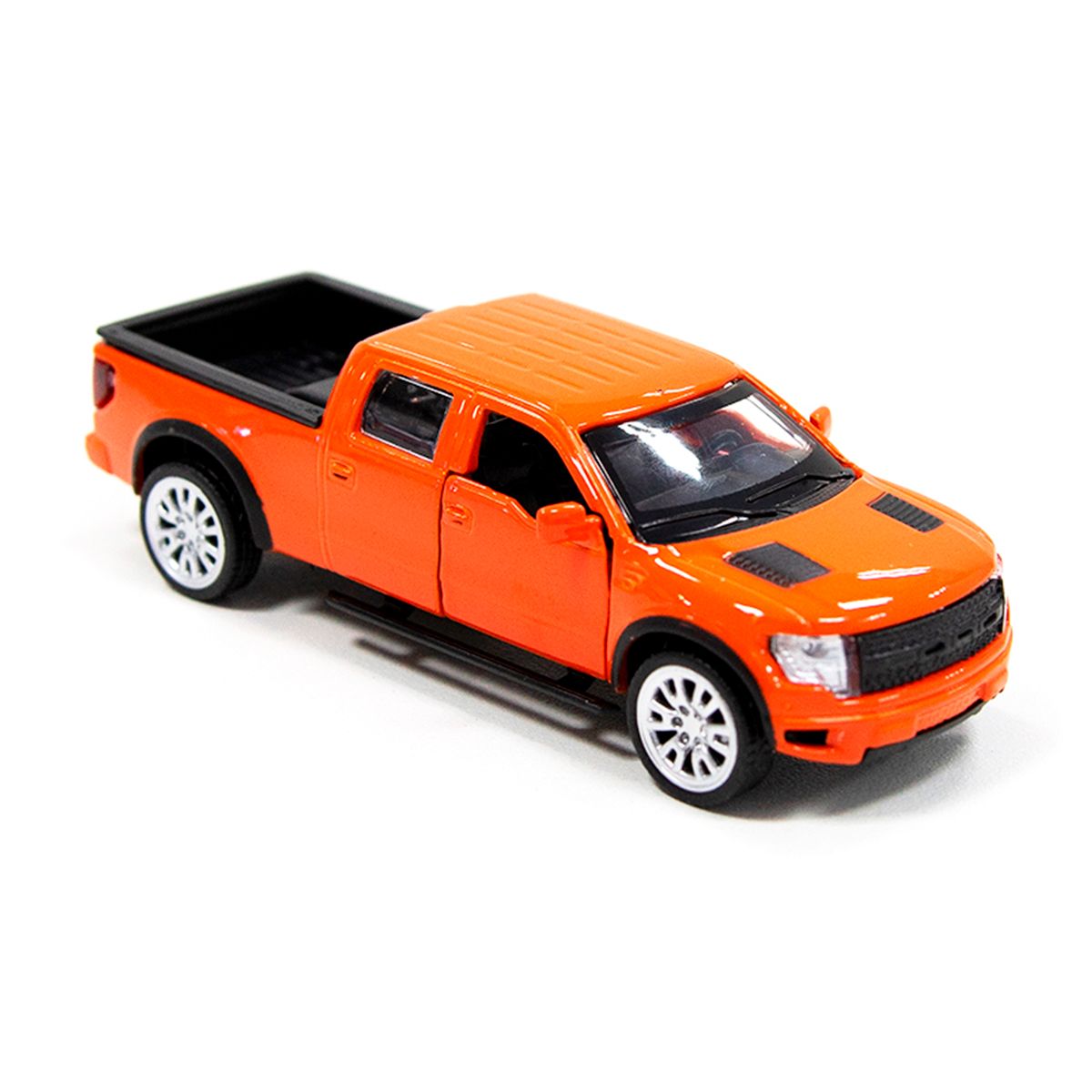 Автомодель - FORD F-150 SVT Raptor (оранжевый)  фото 12
