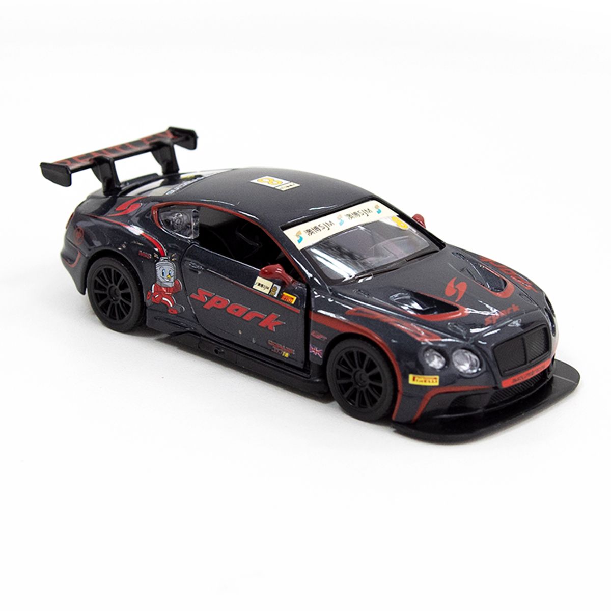 Автомодель - BENTLEY CONTINENTAL GT3 (чорний)  фото 12