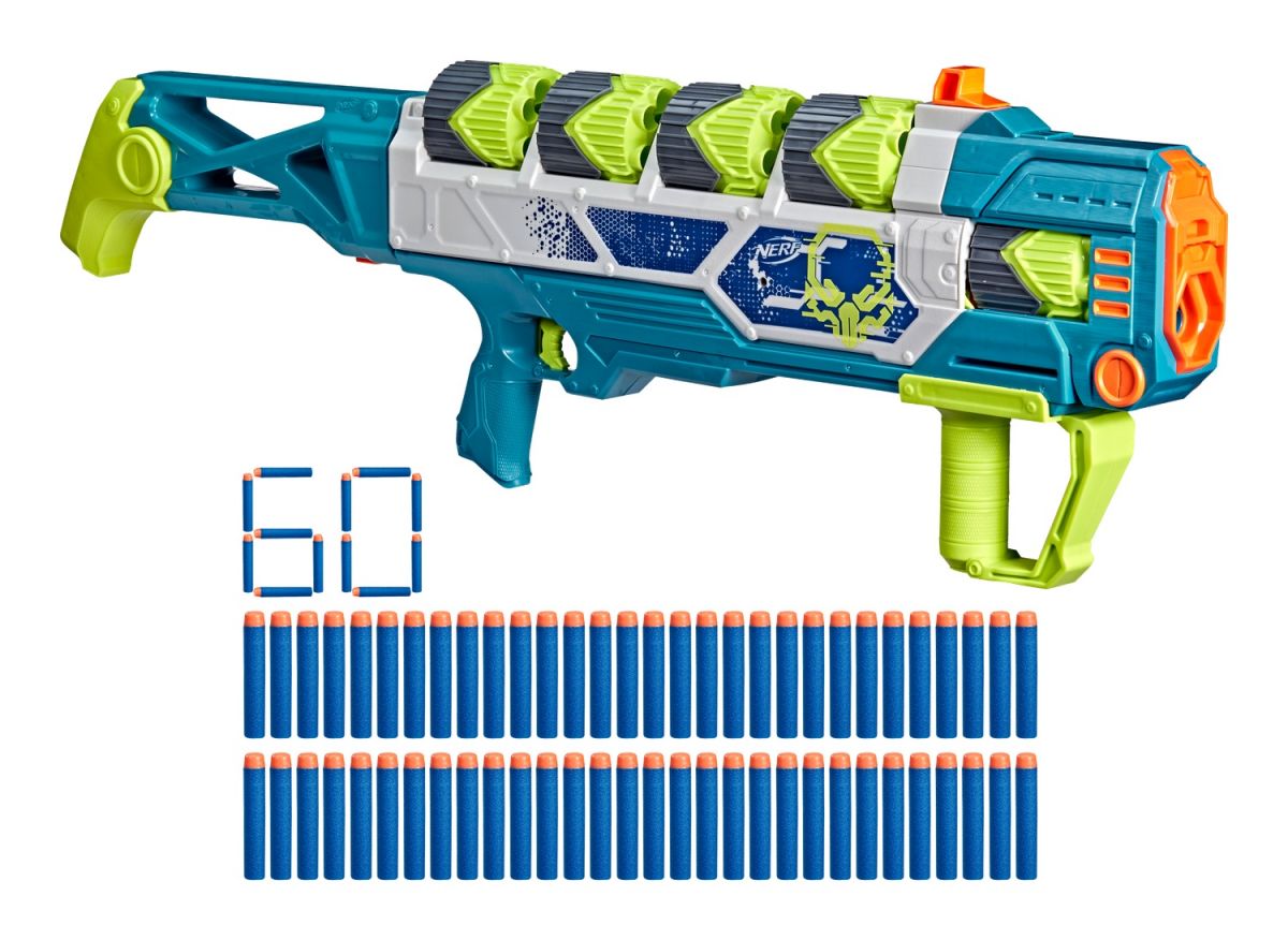 NERF Бластер іграшковий Nerf Rebel Ops Doom Cannon, 60 дротиків, 5 супершелів  фото 12