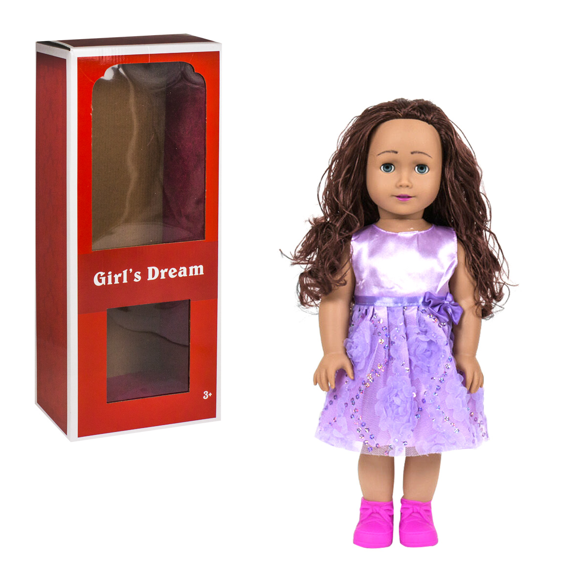 Кукла "Girl's Dream", 45 см (в фиолетовом)
