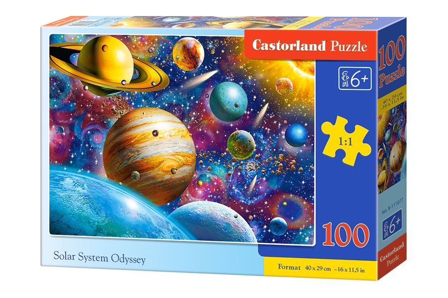 Пазлы "Солнечная система", 100 элементов