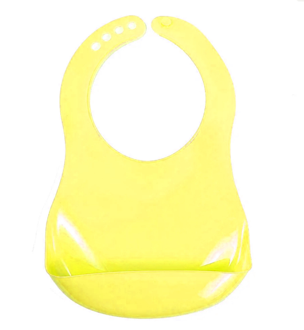 Фартух нагрудний з кишенею на застібці (жовтий)