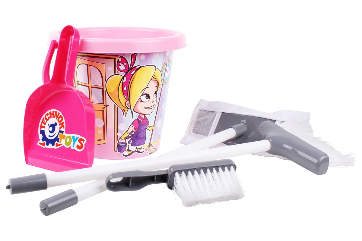 Набір для прибирання (рожевий)  фото 1