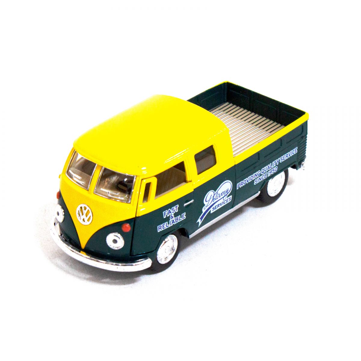 Машинка KINSMART "Volkswagen Bus Delivery" (жовта)
