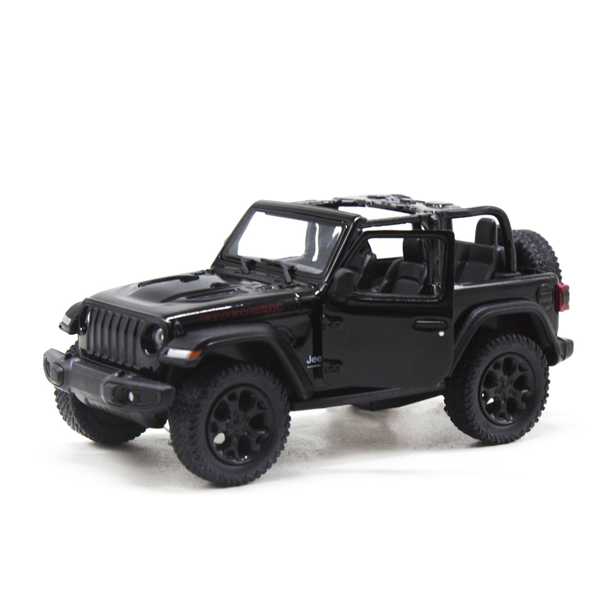 Машинка KINSMART "Jeep Wrangler" (чорна) фото 1 Машинка KINSMART "Jeep Wrangler" (чорна) фото 1