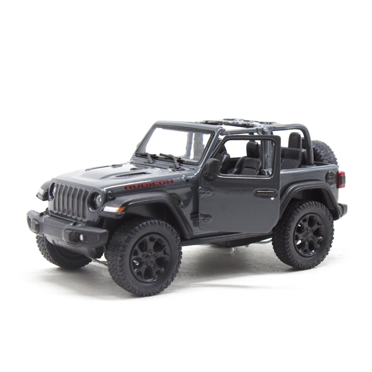 Машинка KINSMART "Jeep Wrangler" (сіра) фото 1 Машинка KINSMART "Jeep Wrangler" (сіра) фото 1