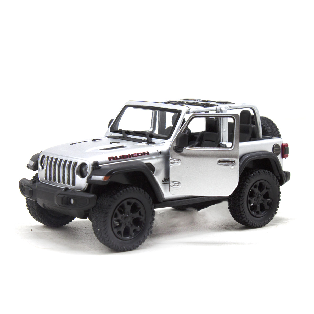 Машинка KINSMART "Jeep Wrangler" (срібляста) фото 1 Машинка KINSMART "Jeep Wrangler" (срібляста) фото 1