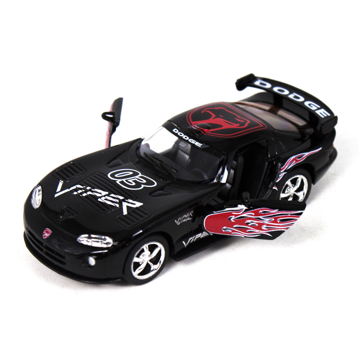 Машинка KINSMART Dodge Viper GTSR (чорна) фото 1 Машинка KINSMART Dodge Viper GTSR (чорна) фото 1