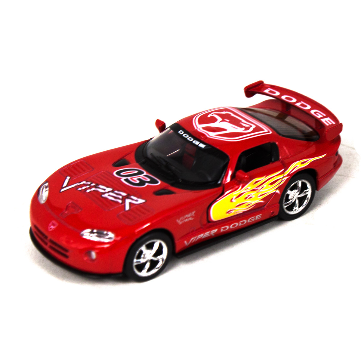 Машинка KINSMART Dodge Viper GTSR (червона) фото 1 Машинка KINSMART Dodge Viper GTSR (червона) фото 1